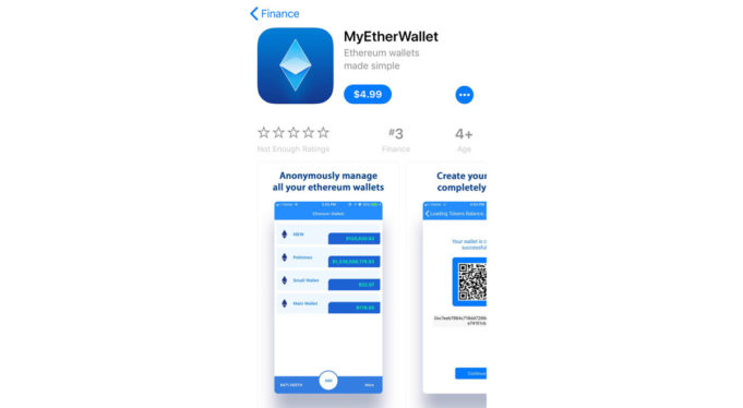 App Store už má první falešnou peněženku na kryptoměny