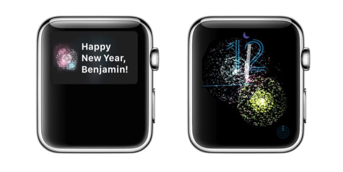 Apple Watch oslavovaly nový rok ohňostrojem na ciferníku!