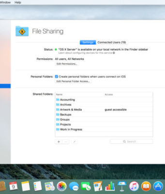 Apple odmítl významnou část základních síťových služeb zahrnutých do MacOS Serveru