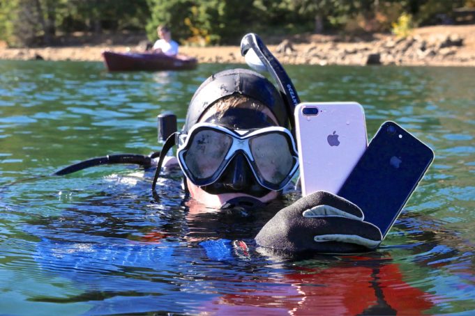 Potápění s iPhone X! Odolá telefon vysoké hloubce?
