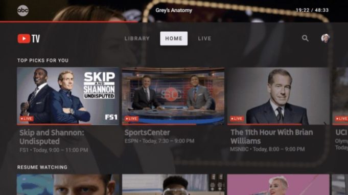Oficiální aplikace YouTube TV přichází do Apple TV