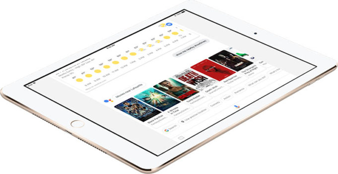 Google Assistant nyní k dispozici na iPad
