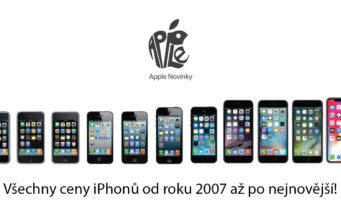 Přehled – Všechny ceny iPhonů od roku 2007 až po nejnovější!