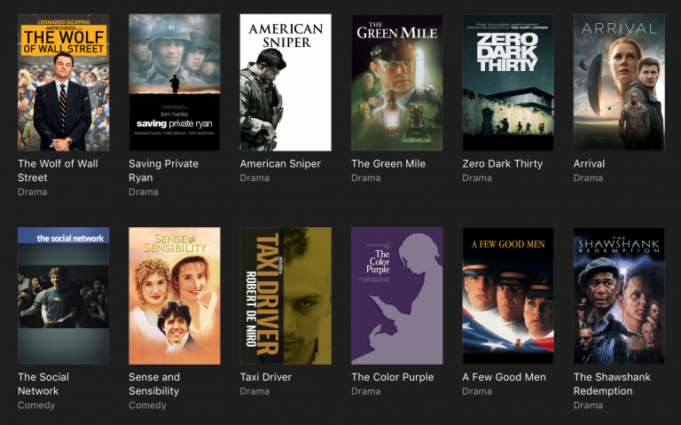 Aktuální slevy na filmy v iTunes Store