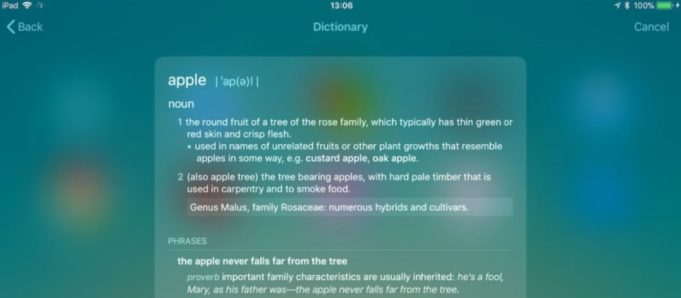Návod – Jak přeložit slovo v iOS 11 bez připojení k internetu