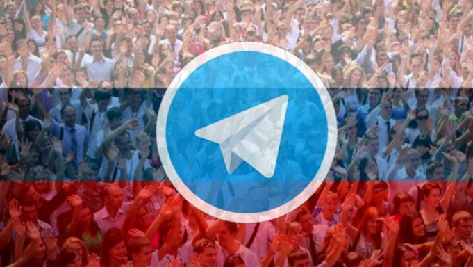 Velké demonstrace proti blokování aplikace Telegram v Rusku
