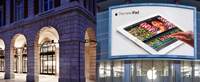 Apple Covent Garden a Wangfujing budou uzavřeny kvůli rekonstrukci