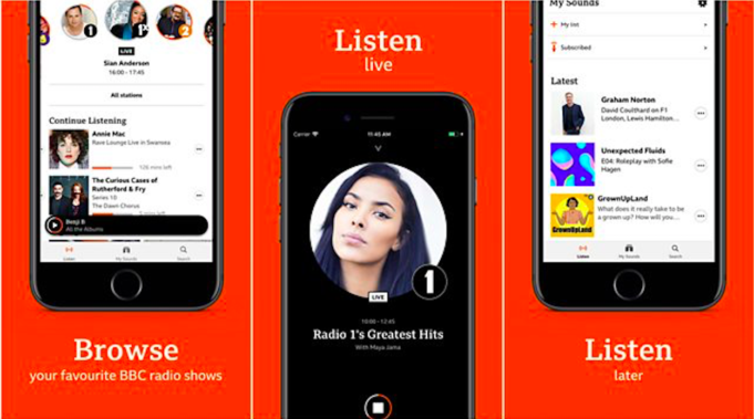 BBC vydává novou bezplatnou aplikaci BBC Sounds. Co nabízí?