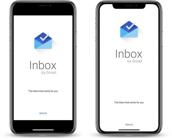 Aplikace Inbox by Gmail obdržela aktualizaci s podporou pro iPhone X