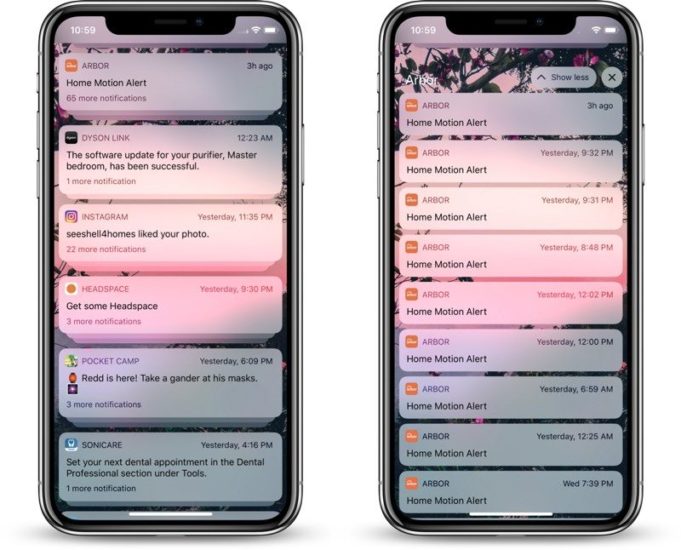 Oznámení: iOS 12 přinese další změny v sekci Oznámení