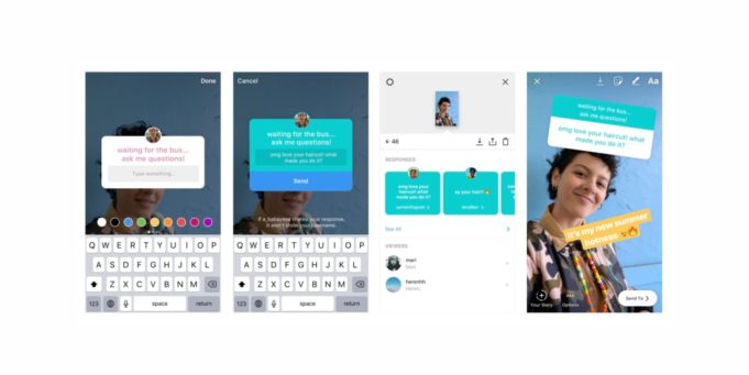 Příběhy z Instagramu jsou stále interaktivnější s novými konverzacemi začínajícími dotazy