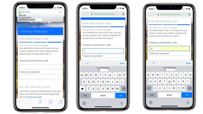 Výzkumný pracovník varuje před automatickým vyplňováním bezpečnostních kódů u iOS 12