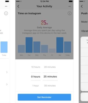 Facebook a Instagram spustil časovač na strávený čas v aplikaci
