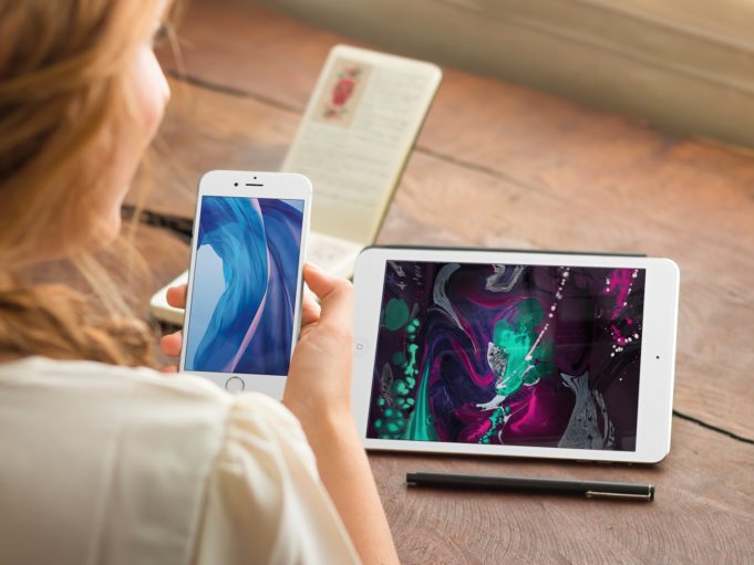 iTapety týdne – iPad Pro a MacBook Air pozadí pro iPhone a iPad