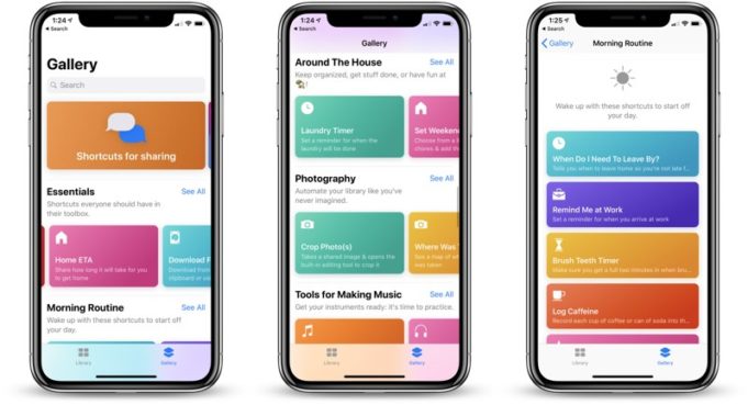 Společnost Apple dnes aktualizovala svou aplikaci Shortcuts