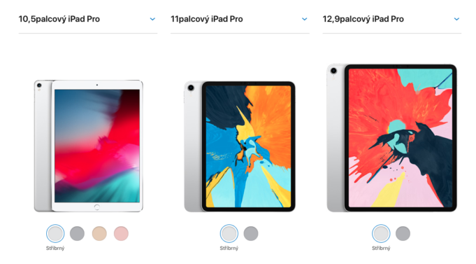 Srovnání – iPad Pro 10,5″ vs. 11″ a 12,9″