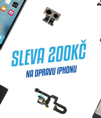 Využijte slevy na opravu iPhonu a nechte si například baterii v iPhonu 6, 6 Plus či iPhonu SE vyměnit za pouhých 590 korun!