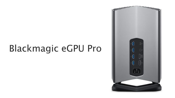 Nový Blackmagic eGPU Pro je nyní k dispozici pro zakoupení na webových stránkách Apple