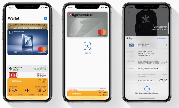 Služba Apple Pay je již oficiálně dostupná v Německu
