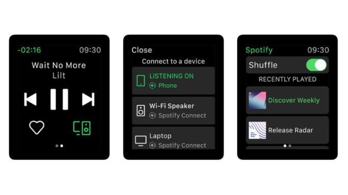 Aplikace Spotify byla aktualizována s podporou pro větší displeje iPhone XS Max, XR a Apple Watch