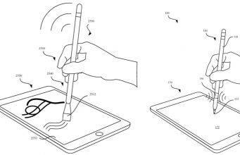 Nový patent naznačuje Apple Pencil jako štětec a možnost měření ohýbání jeho štětin na iPadu