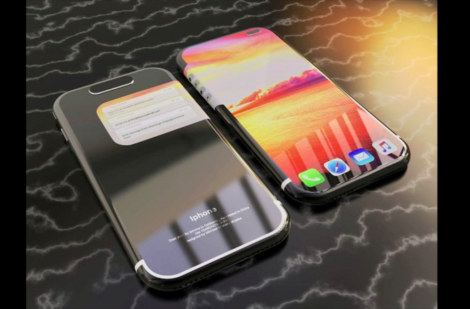 Koncept – iPhone 11 s dotykovou plochou po stranách zařízení