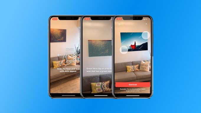 Shutterstock oznámil využívání AR pro uživatele, kteří obrázky používají jako nástěnné malby