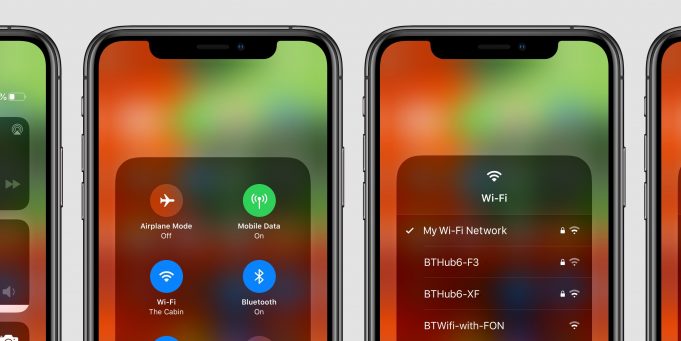 Návod – Jak přepnout Wi-Fi z ovládacího centra v iOS 13