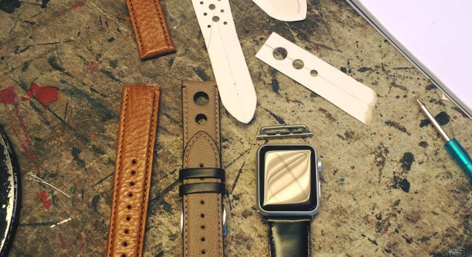 Kožený řemínek pro Apple Watch od branšnářství Tlustý