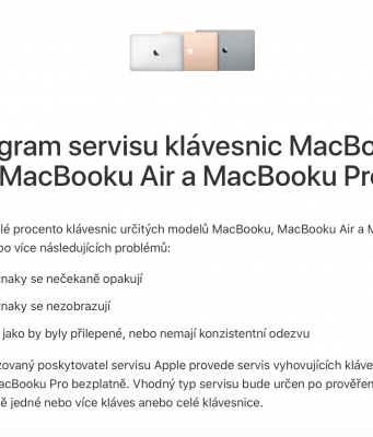 Návod – Jak zjistit, zda Apple nesvolává majitele vadných zařízení