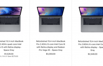 Apple začal prodávat repasované MacBooky Pro 2019