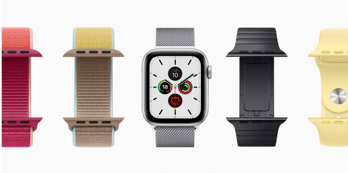 Apple Watch Series 5 nabízejí 32 GB místa, Series 4 měla 16 GB