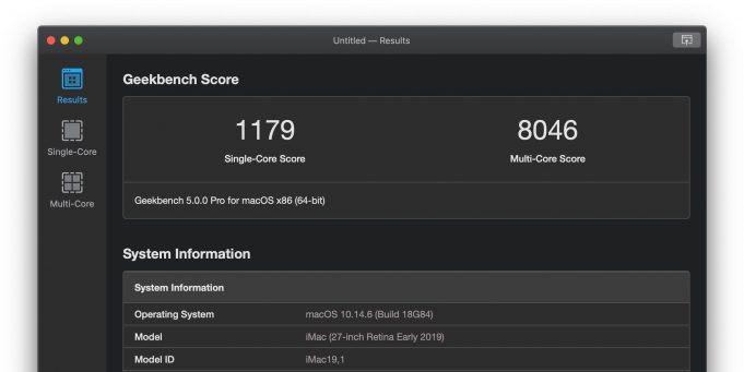 Geekbench obdržel aktualizaci s podporou tmavého režimu pro macOS a mnohem více