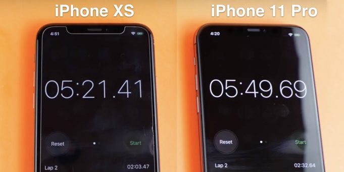 Test rychlosti – iPhone 11 Pro vs. iPhone XS a iPhone X