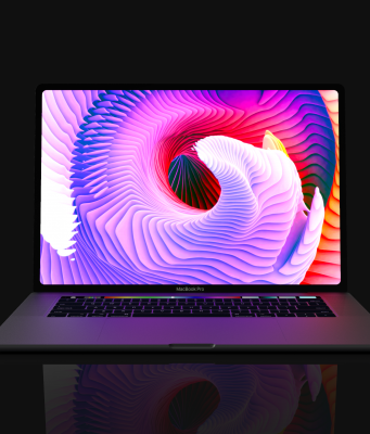 Koncept připravovaného 16″ MacBooku Pro