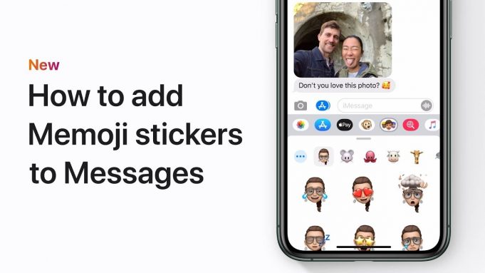 Apple návody – Jak přidat samolepky Memoji do zprávy