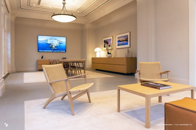 Apple zrekonstruoval prodejnu v Amsterdamu