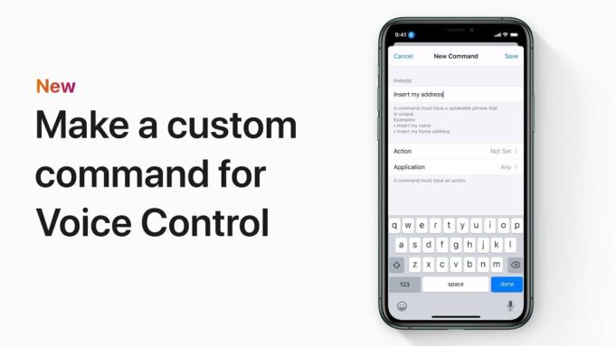 Apple návody – Jak vytvořit vlastní příkazy ve Voice Control na iPhonu a iPadu