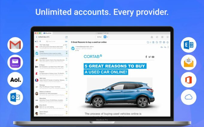Aplikace BlueMail je zpět v Mac App Store