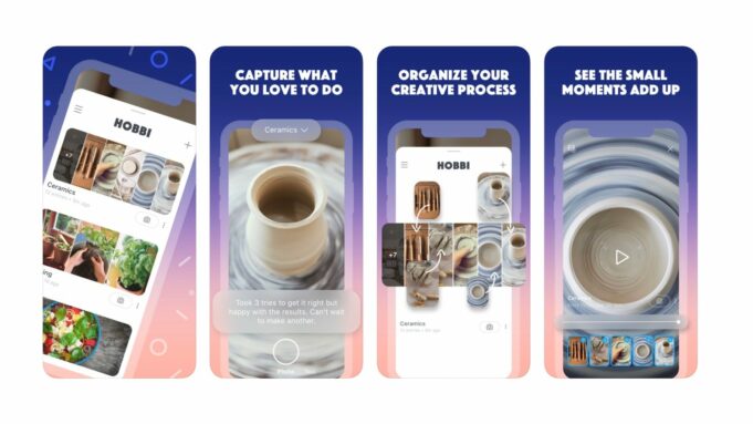 Aplikace Hobbi vám umožní dokumentovat vaše osobní projekty a koníčky