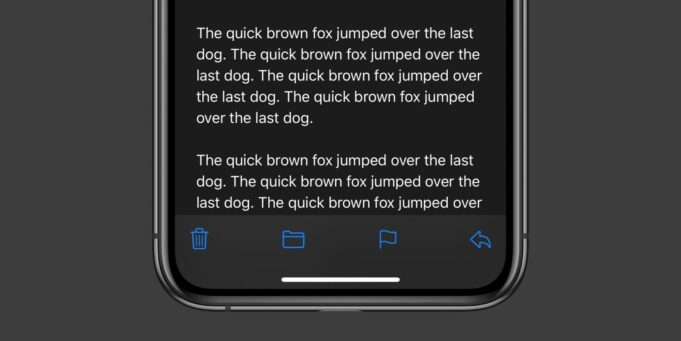 Apple opravil v systému iOS 13.4 panel nástrojů v aplikaci Mail