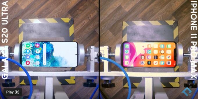 Test pádu – Samsung Galaxy S20 Ultra vs. iPhone 11 Pro Max