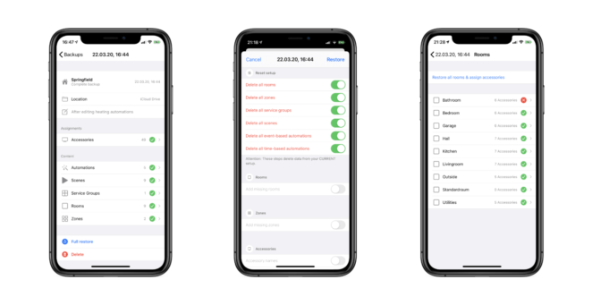 Díky aplikaci Controller for HomeKit můžete obnovit všechna zařízení HomeKit