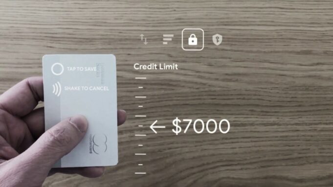 Koncept ukazuje rozšířenou realitu Apple Card