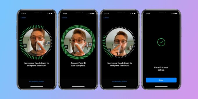 iPhone návod – Nastavení Face ID s rouškou nebo respirátorem!