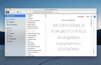 Návod – Jak nainstalovat nová písma v macOS