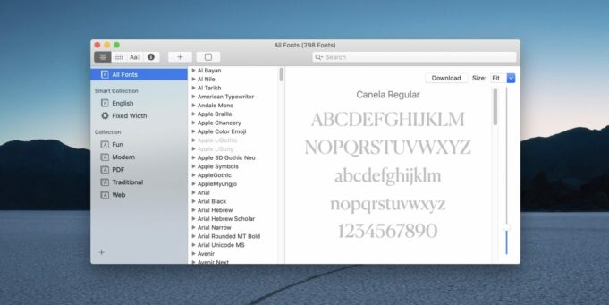 Návod – Jak nainstalovat nová písma v macOS