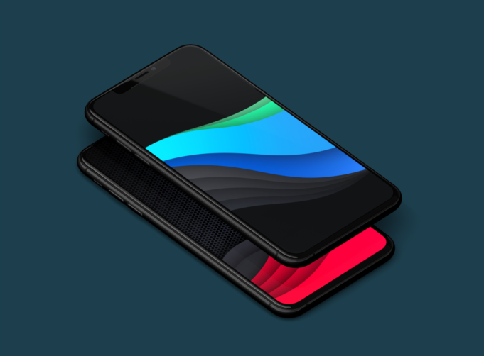 iTapety týdne – Barevné vlny pro iPhone