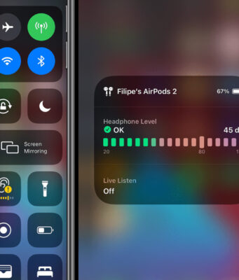 Návod – Jak zkontrolovat úroveň hlasitosti zvuku v reálném čase v iOS 14