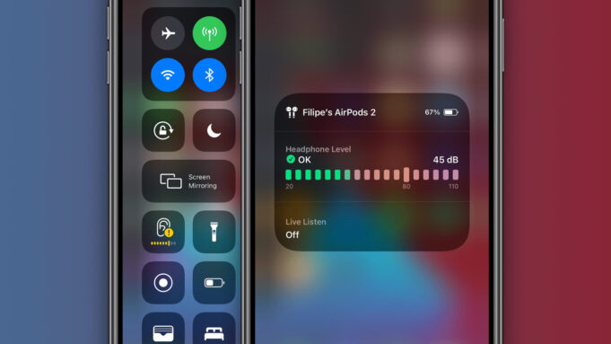 Návod – Jak zkontrolovat úroveň hlasitosti zvuku v reálném čase v iOS 14